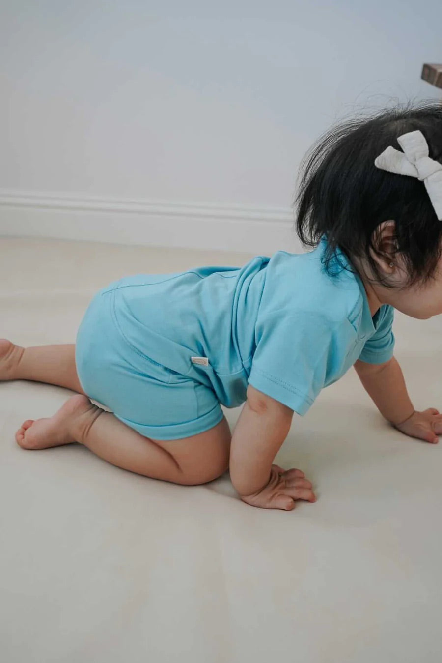 Blue Organic Bamboo Toddler Shirt