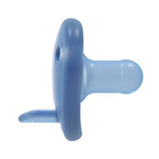 Blue Philips Avent Heart Soothie Pacifier Side View