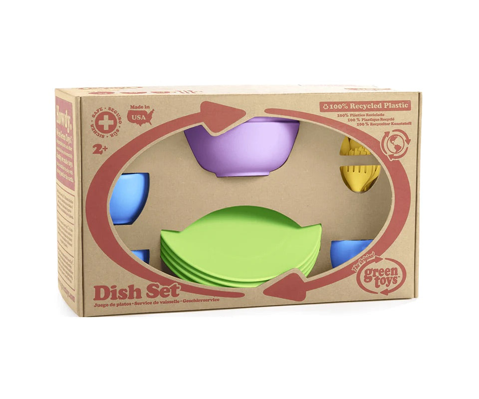 Dishwasher Safe Dish Set for Play Kitchens