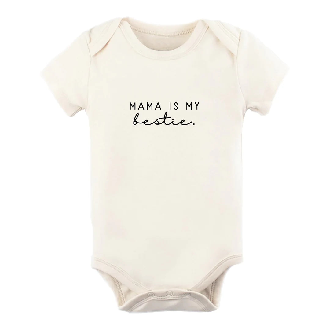 Mama is My Bestie Organic Cotton Baby Onesie_Bodysuit_Made_in_USA