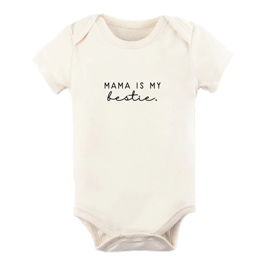 Mama is My Bestie Organic Cotton Baby Onesie_Bodysuit_Made_in_USA