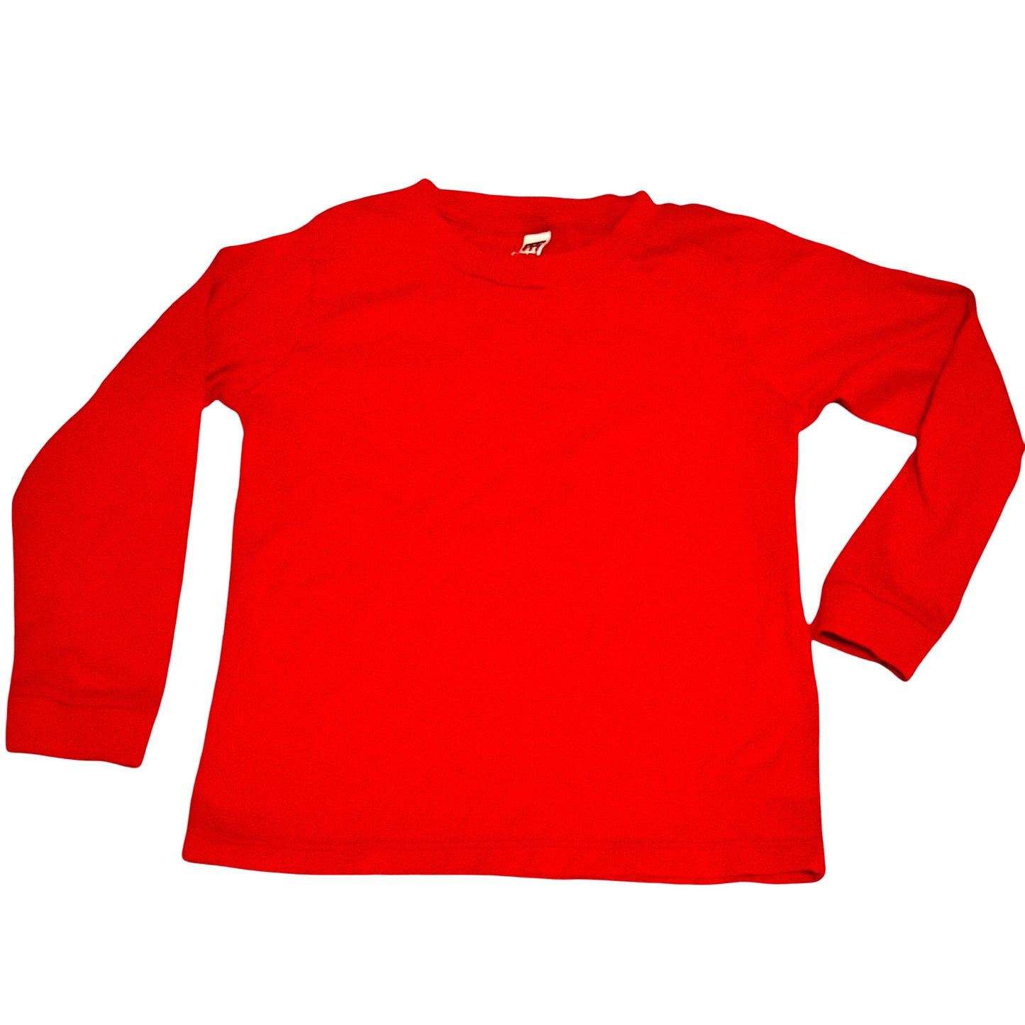 Long Sleeve Crew Tee - Red