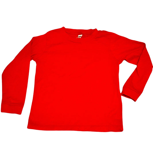 Long Sleeve Crew Tee - Red