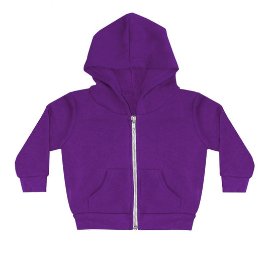 Purple Fashion Fleece Zip Hoody