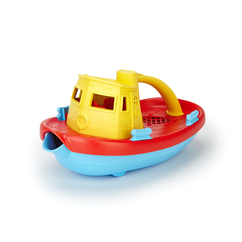 Tugboat Water Toy - Yellow Top (Boat Only)