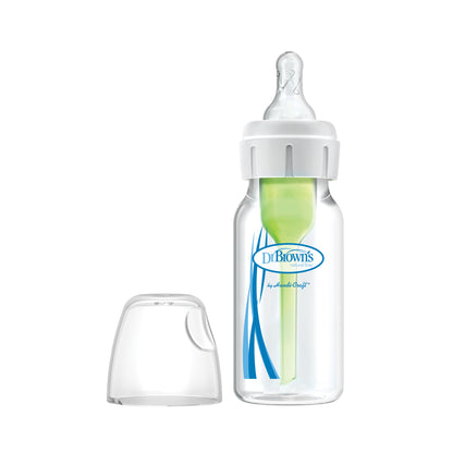 4 oz Dr. Brown's Plastic Options+ Narrow Anti-Colic Baby Bottle (1-Pack) Made in USA