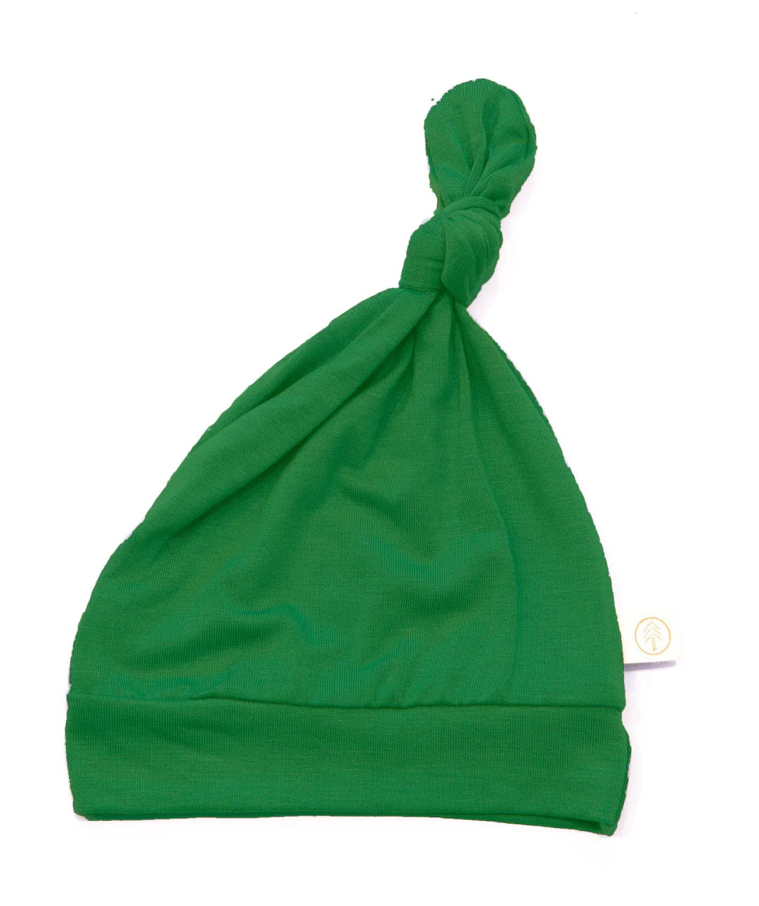 Kelly Green Bamboo Baby Top Knot Hat