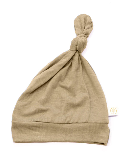 Oat Organic Bamboo Baby Top Knot Hat Made in USA