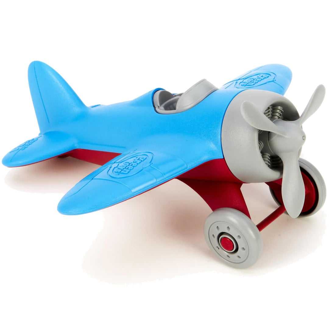 Blue Airplane Toy Made in USA