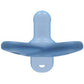 Blue Philips Avent Heart Soothie Pacifier Top View
