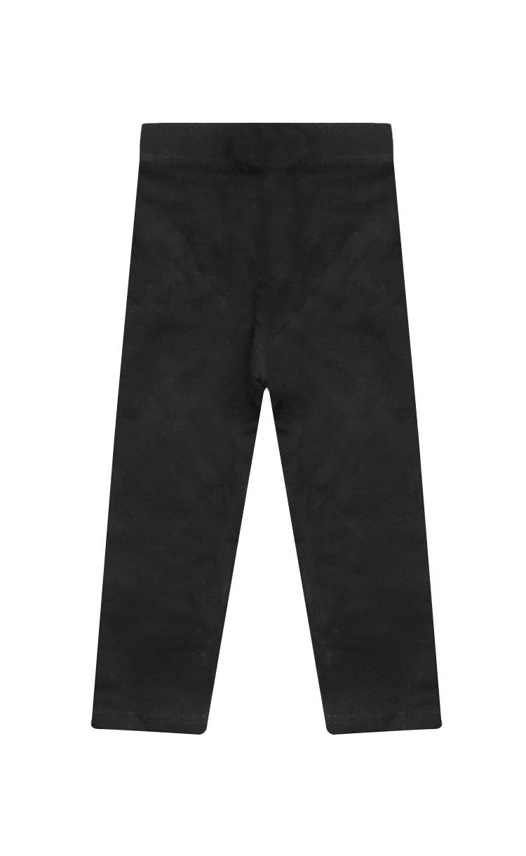 Cotton spandex black leggings