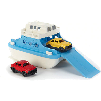Ferry Boat Toy with White Top Made in USA Bath Toy