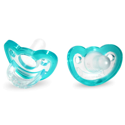 JollyPop Pacifier Made in USA Teal 3+ Months