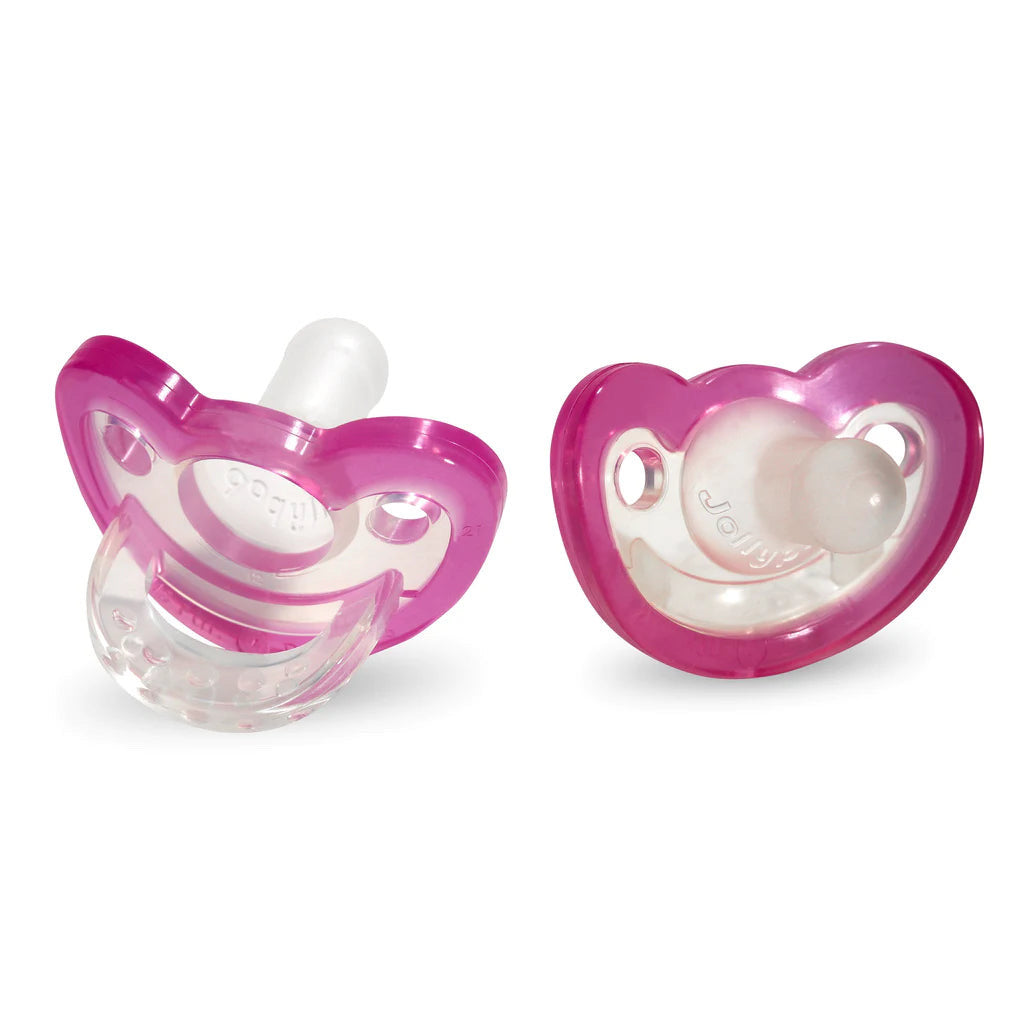 Silicone Baby & Toddler Pacifiers - Pink - Made in USA