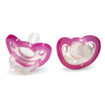 Made in USA JollyPop Newborn Pacifier Pink