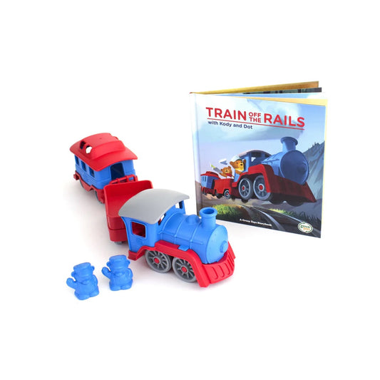 Made in USA Train and Book Gift Set