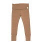 Clay organic bamboo leggings with fold over footies
