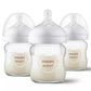 4 oz Philips Avent Glass Natural Baby Bottles with Natural Response Nipples (3-Pack) Made in USA