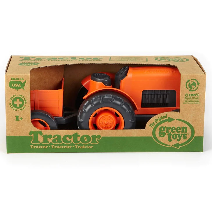 Tractor Toy Made in USA - Green Toys Packaging