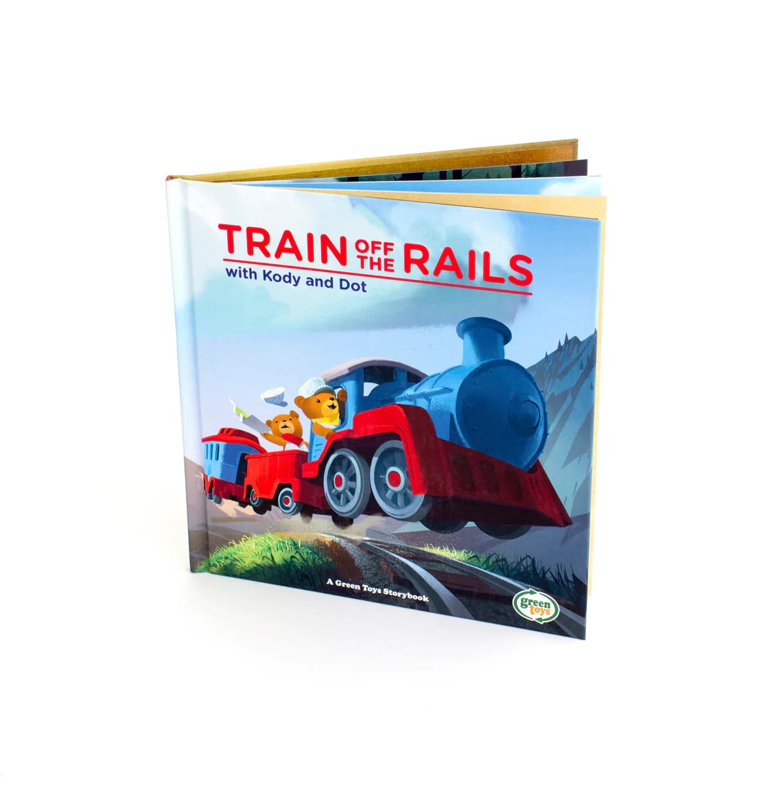 Train Off the Rails with Kody and Dot Hardcover Storybook