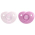 0-3 Months Soothie Heart Pacifiers [2-Pack] - Pink