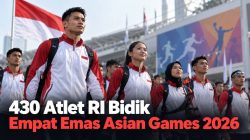 430 Atlet RI Bidik Empat Emas Asian Games 2026