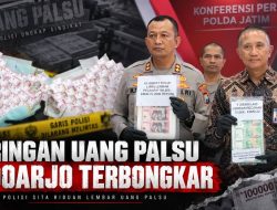 Jaringan Uang Palsu Sidoarjo Terbongkar