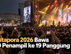 Pestapora 2026 Bawa 330 Penampil ke 19 Panggung